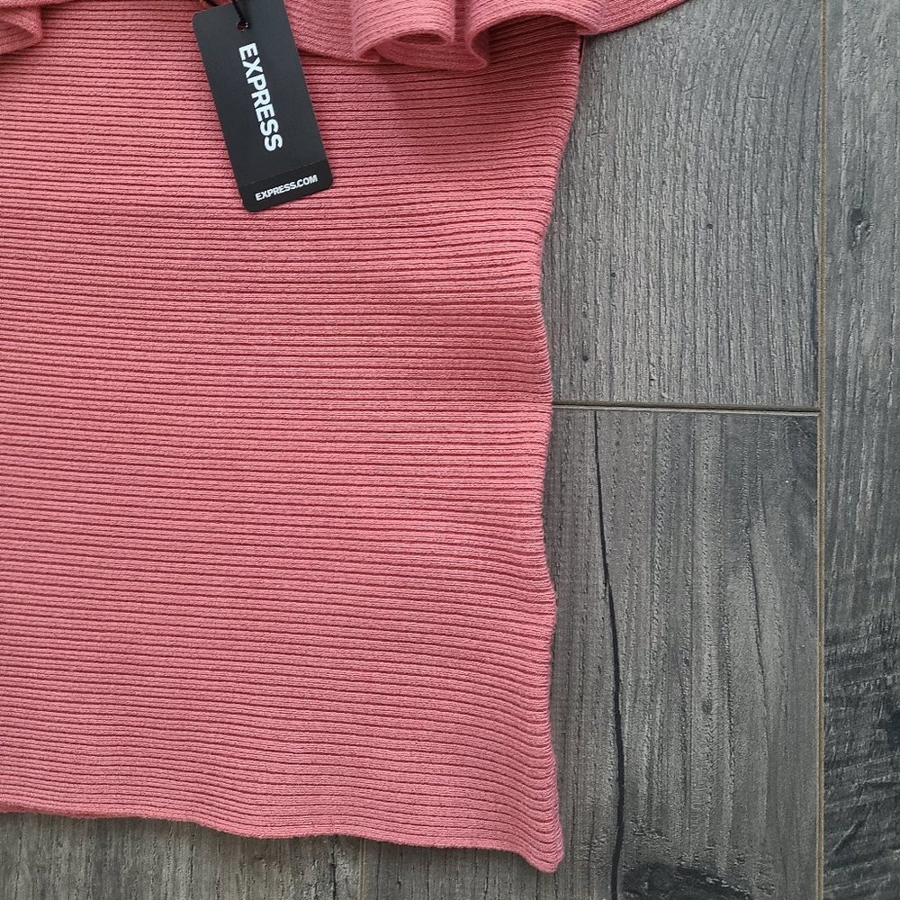 Body Contour Ruffle Off Shoulder Sweater Top - Picture 8 of 16